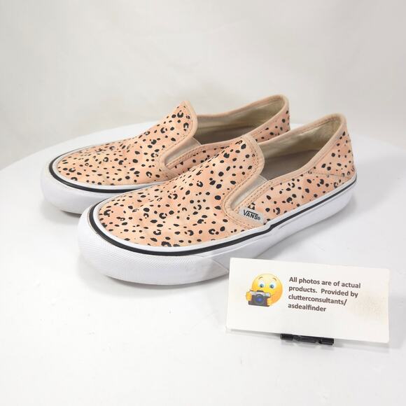 Vans Off the Wall Marca Slip On Shoe Womens Size 5.5 Pink - Picture 1 of 9